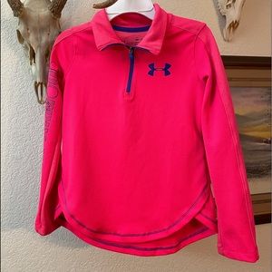 Youth girls half zip pullover